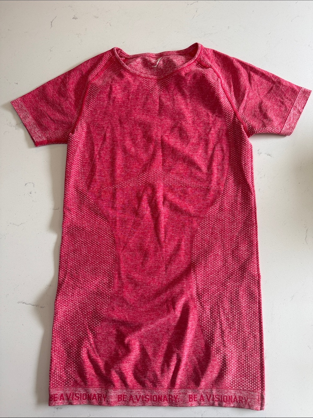 Gymshark Hot Pink Seamless Muscle Tee Dress